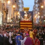 La processione solenne in onore di San Matteo